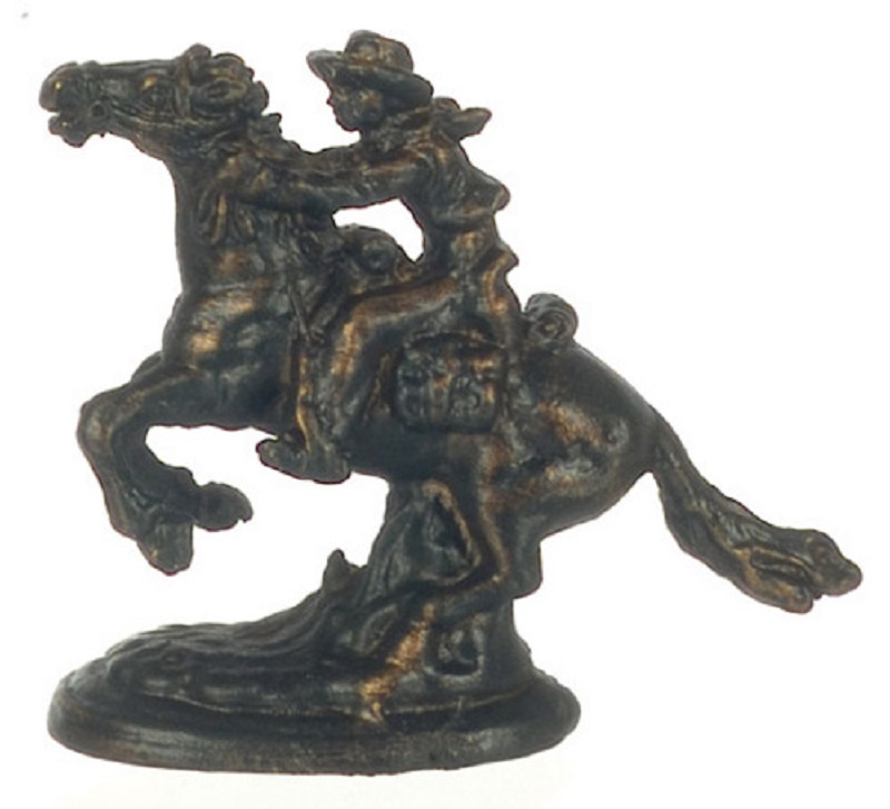 Brass Figure "Rodeo in Action" by Falcon Miniatures