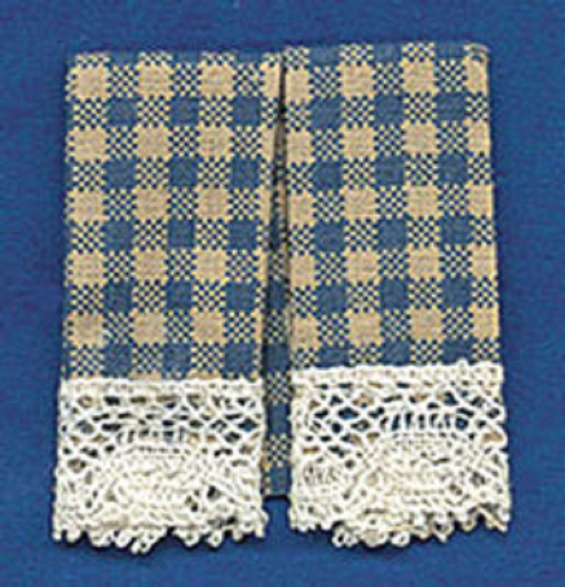 Country Blue Dish Towels by Barbara O'Brien