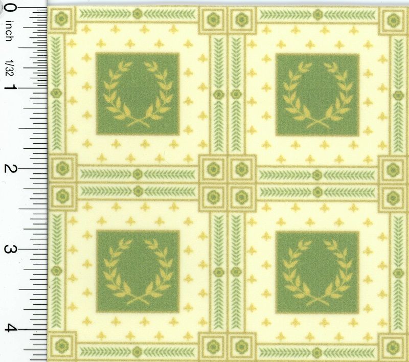 NeoClassical Malmaison Green Rug