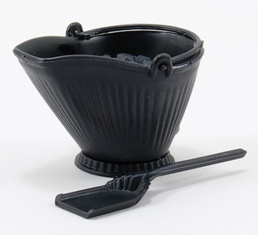 Chrysnbon Coal Scuttle with Shovel and Coal