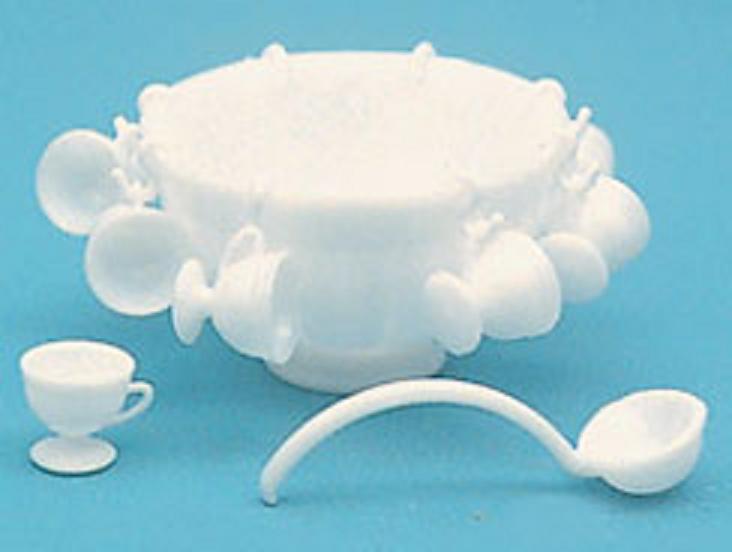 Chrysnbon Punch Bowl Set Minikit in White