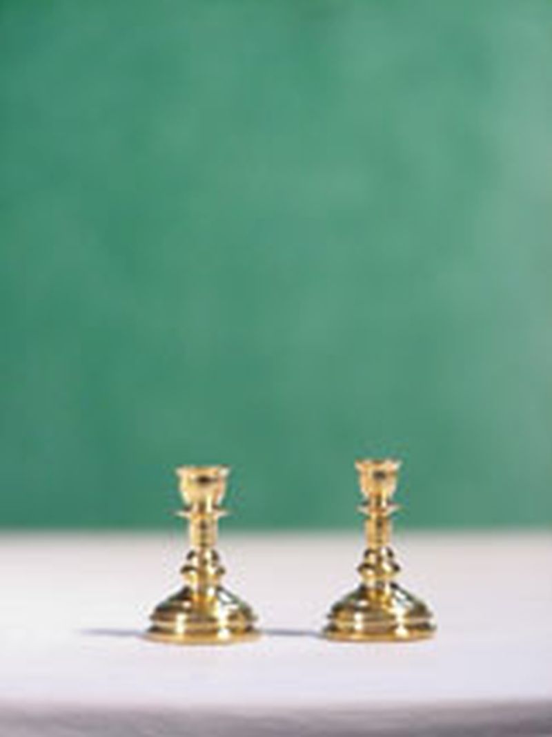 1:24 Scale Brass Candlesticks by Clare-Bell Brass