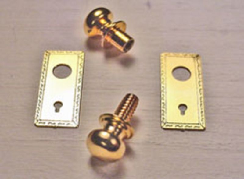 Threaded Door Knobs & Plates by Clare-Bell Brass