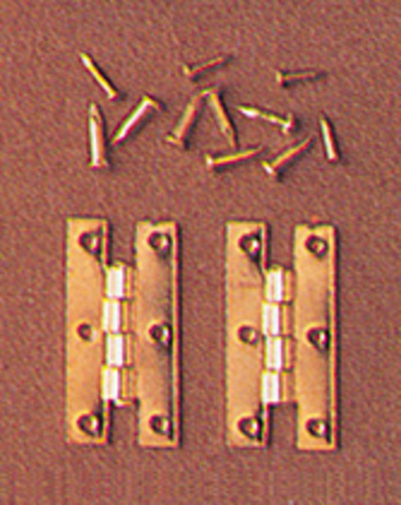 Set of 4  H Hinges with Nails