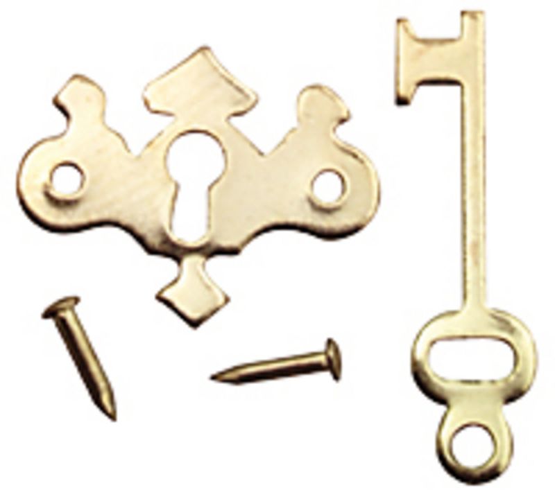 Chippendale Key Plate with Key