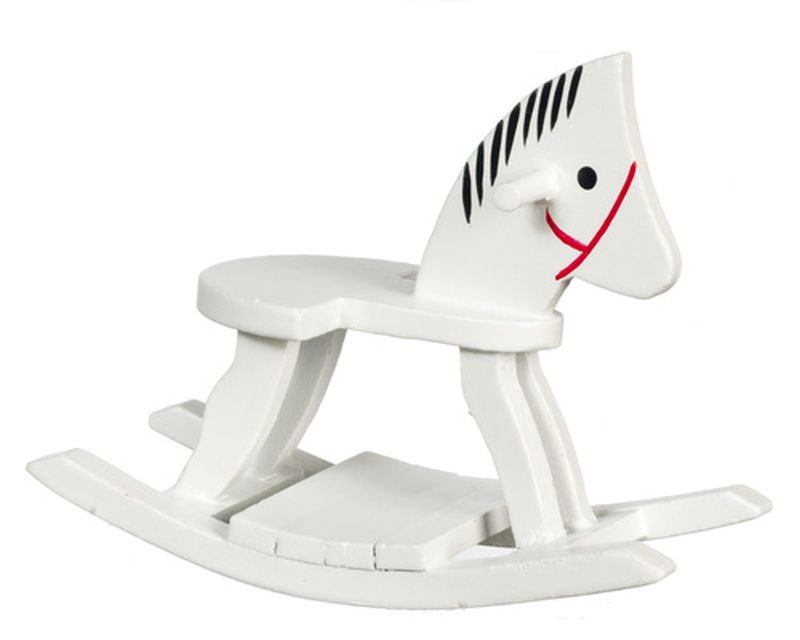 White Rocking Horse by Handley House