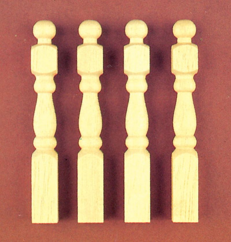Four Newel Posts by Classics