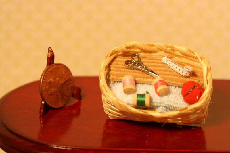 Sewing Basket Filled with Goodies!