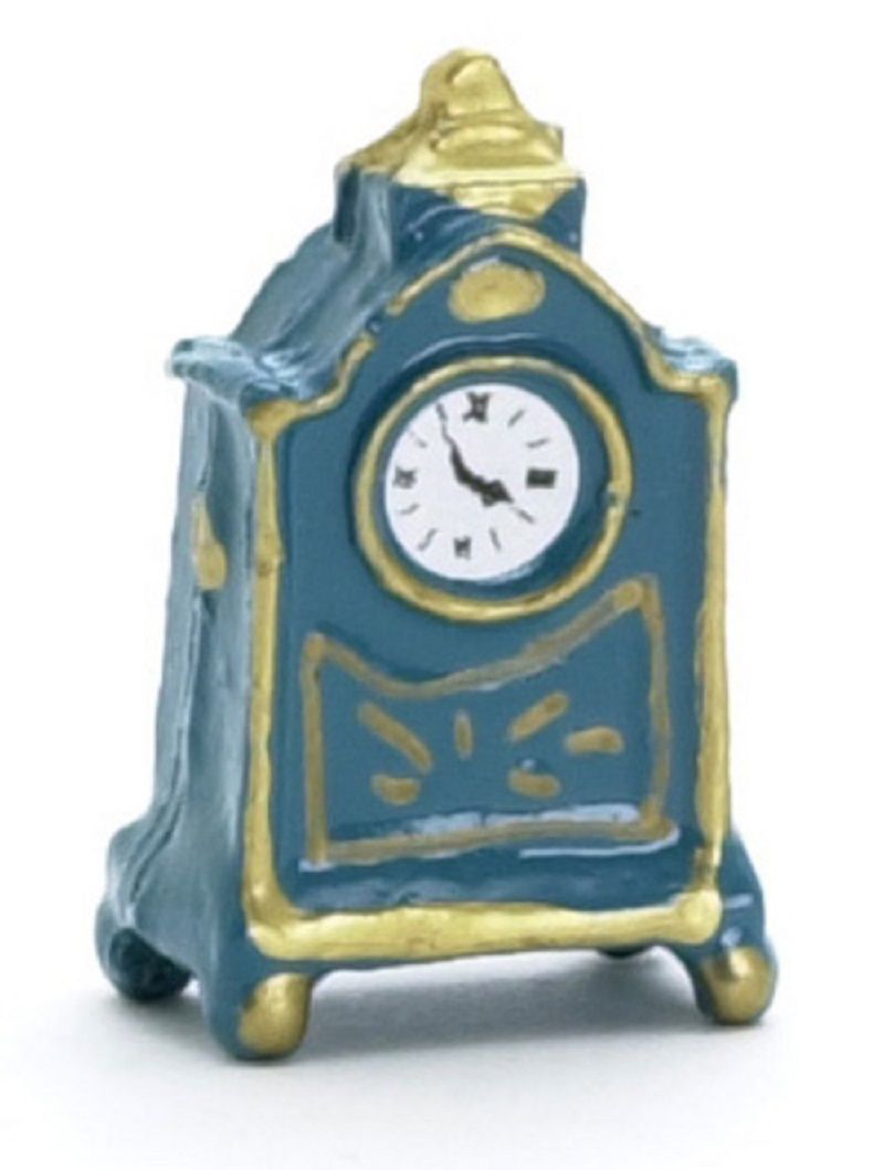 Blue and Gold Mantle Clock