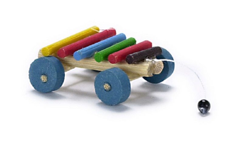 Children's Multicolored Wood Xylophone Toy