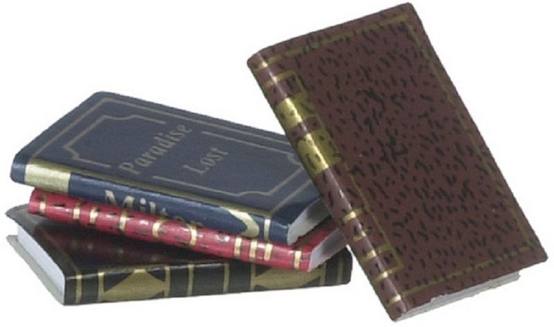 Set of 4 Gold Embossed Books
