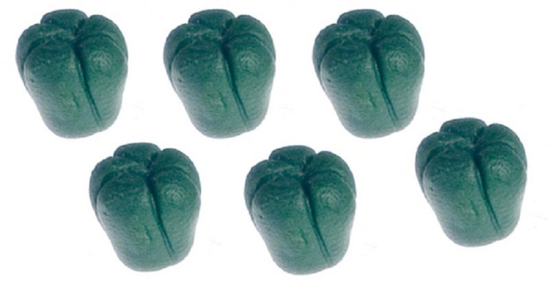 Set of 6 Green Peppers