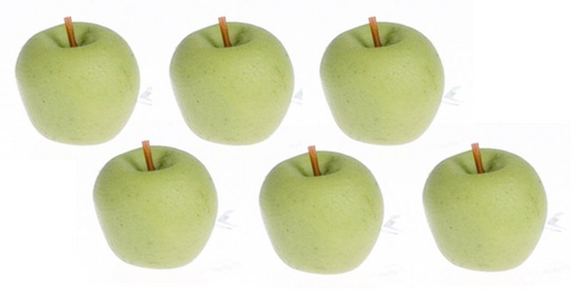 Set of 6 Green Apples