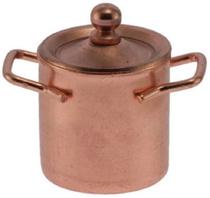 Copper Stock Pot w/Lid