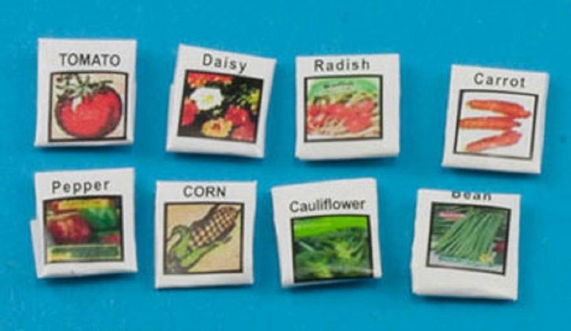 Set of 8 Flower and Vegetable Seeds
