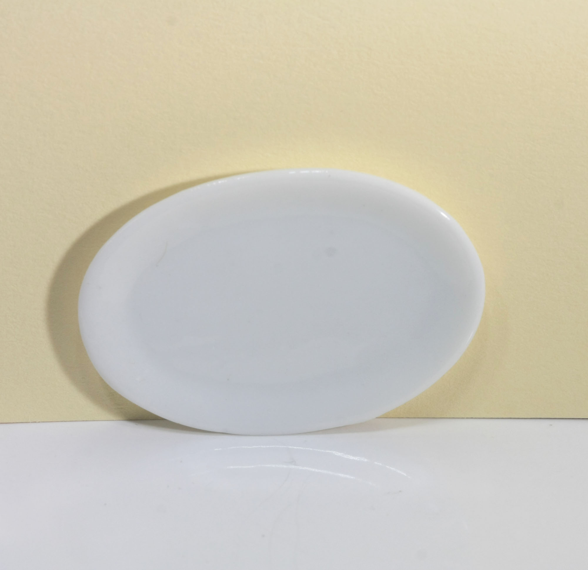 Dollhouse Miniature White Porcelain Platter