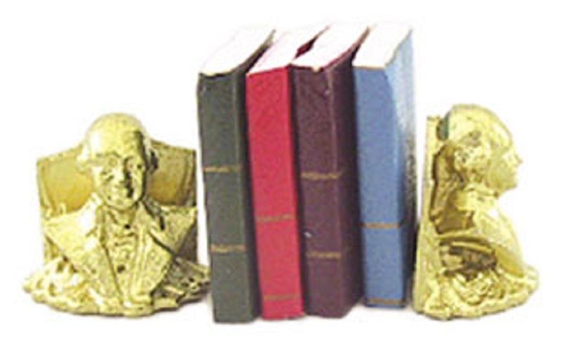Washington Bookends with Books