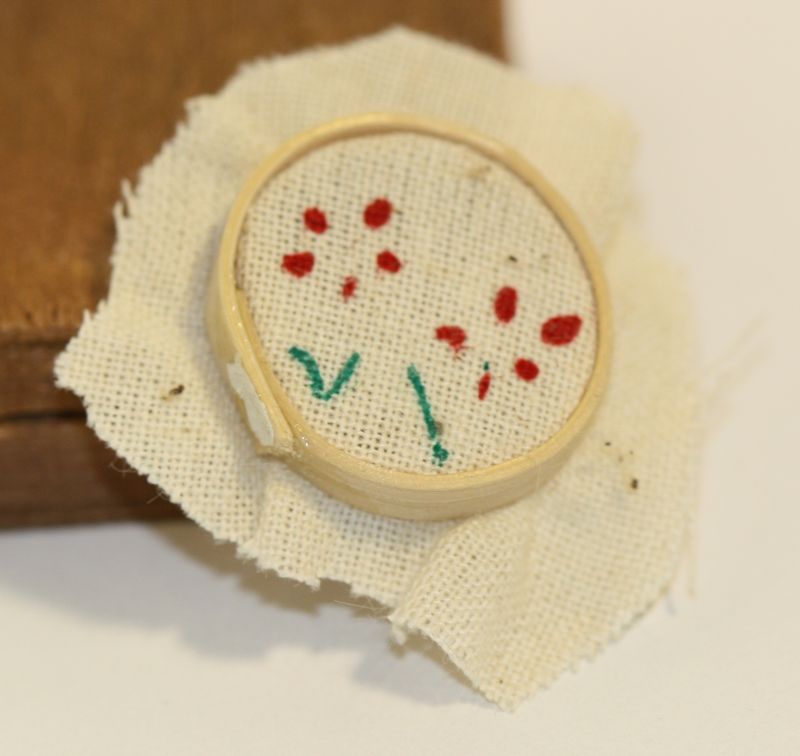 Embroidery Hoop with Cloth