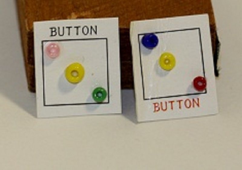 Set of 2 Button Cards