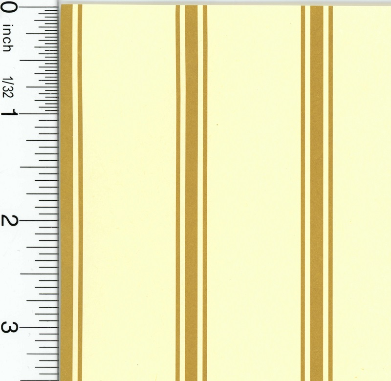 Wallpaper Regency Style Yellow Stripe