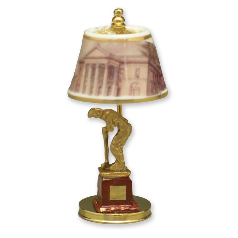 Non-Electric Golf Trophy Lamp by Reutter Porcelain