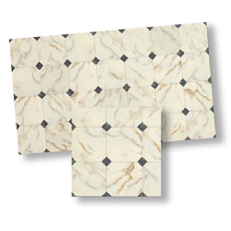 1:24 Dollhouse Flooring Faux Marble Floor Tile by World Model