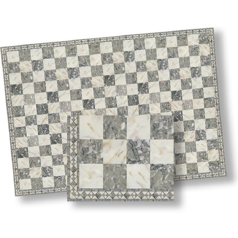 1:24 Dollhouse Flooring Faux Marble Checkered Floor Tile