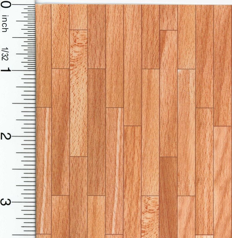 Floor Paper: Wood Floor [JM14] - $3.00 : Miniature Dollhouses