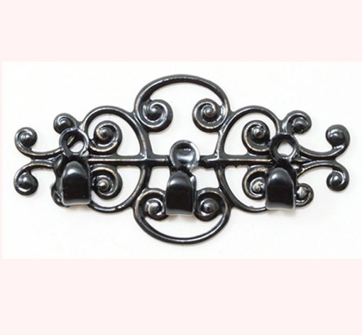 Black Kitchen Wall Hanging Pot Rack by Multi Minis