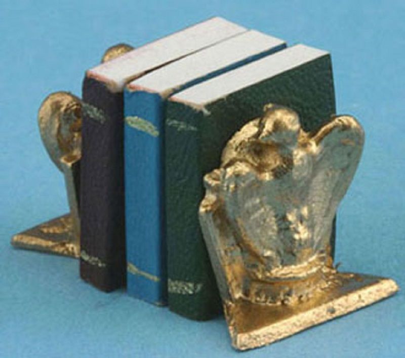 Eagle Bookends with Books