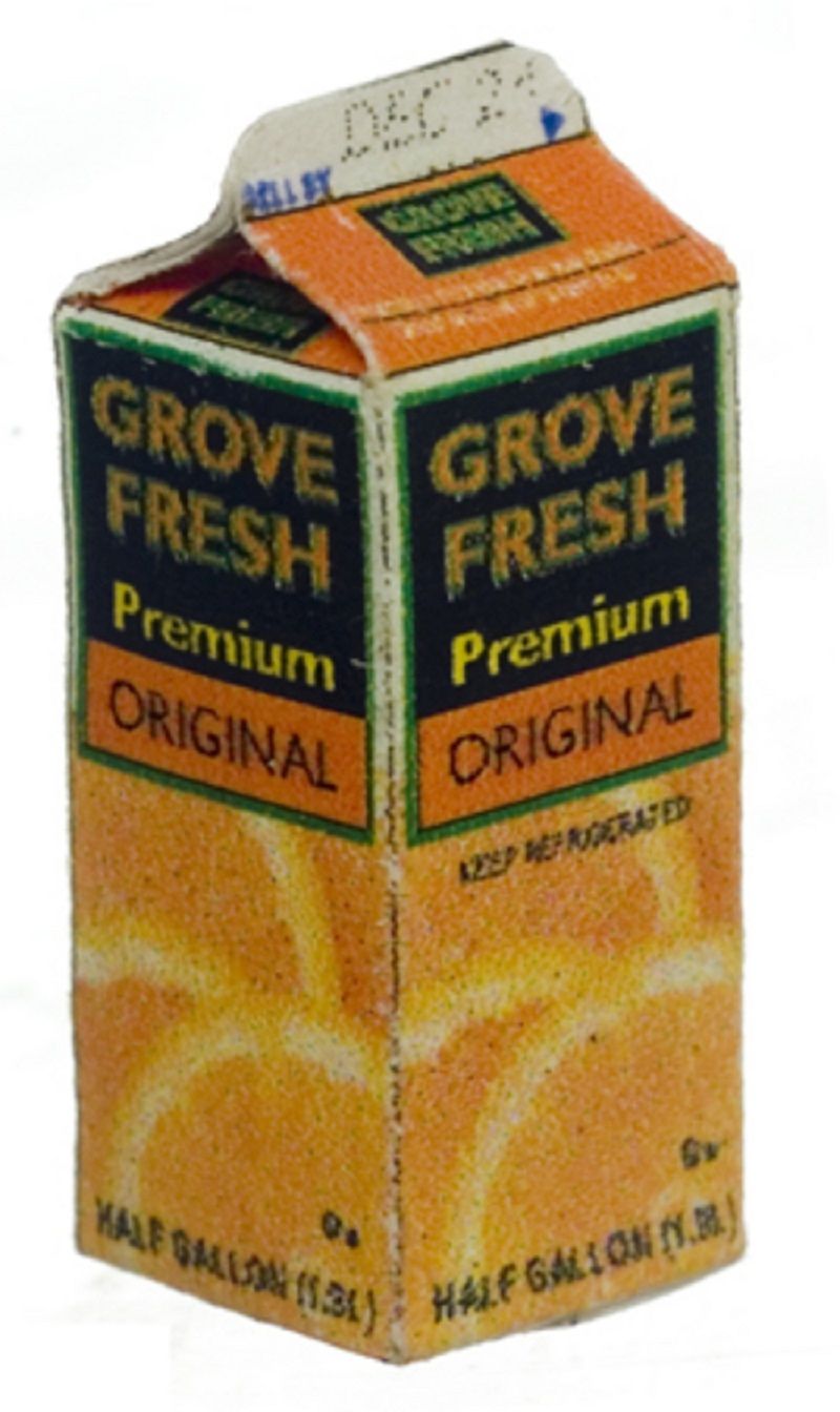 Carton of Fresh Orange Juice