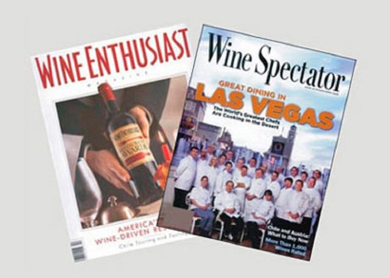 Set of 2 Wine Magazines