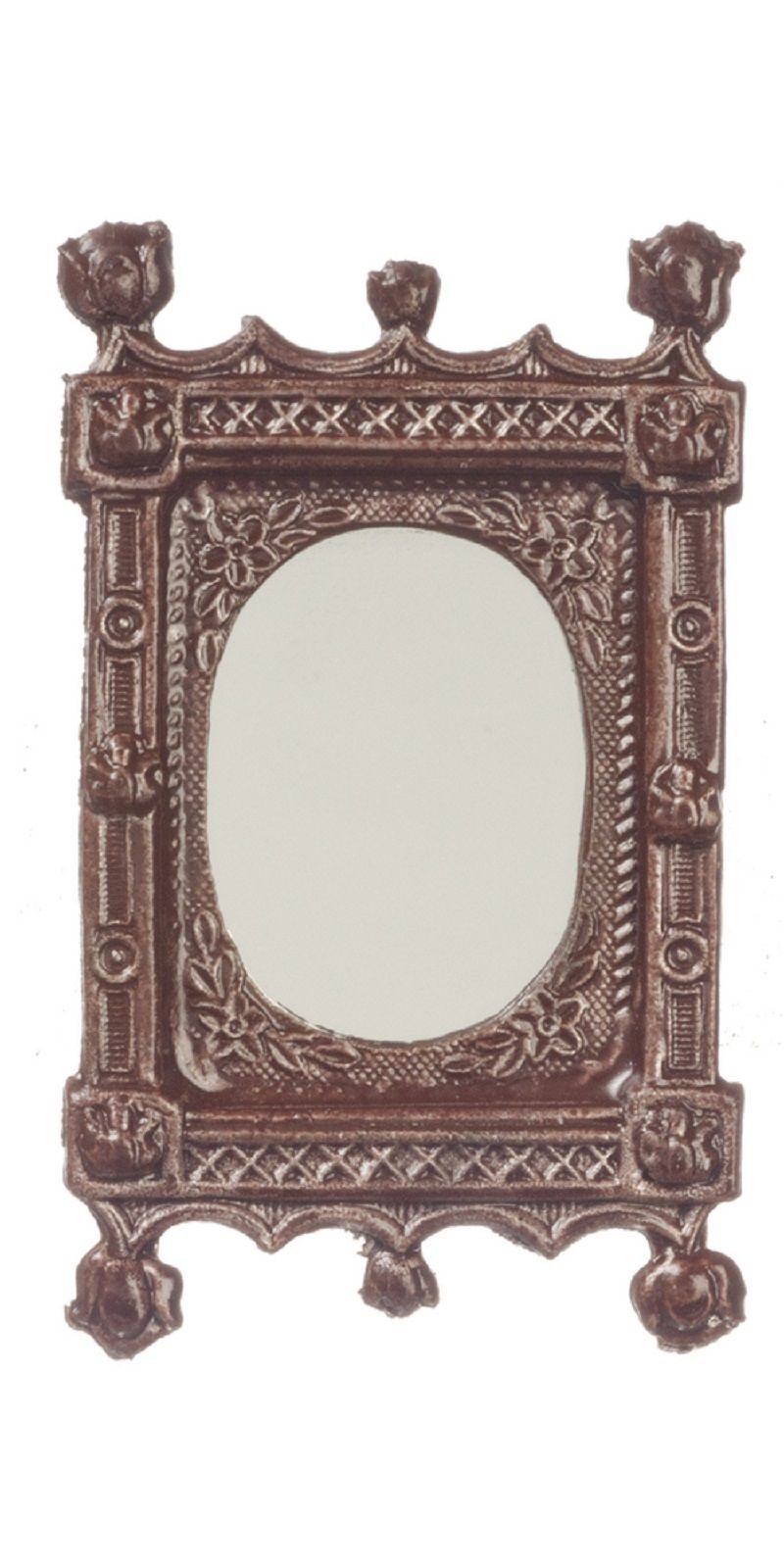 Brown Ornate Mirror