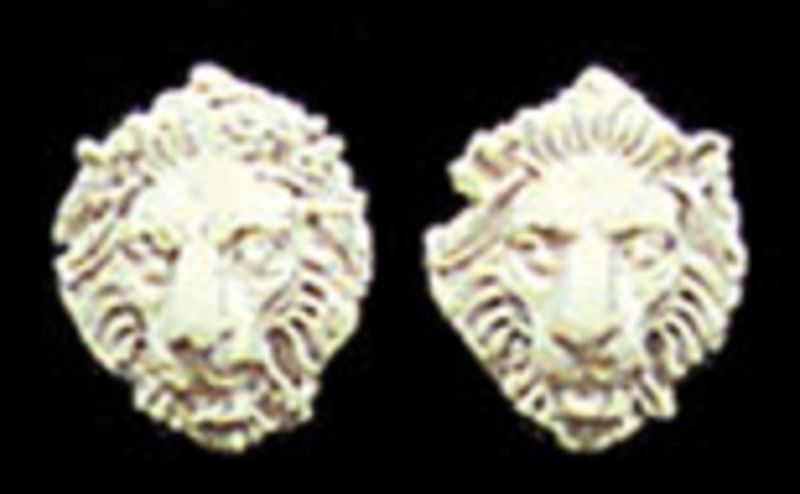 Lion Applique  set of 2 by Unique Miniatures
