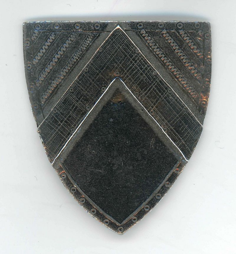 Antiqued Pewter Shield