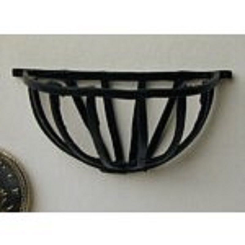 Wall Basket in Painted Pewter
