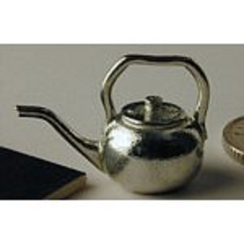 Polished Pewter Small Kettle