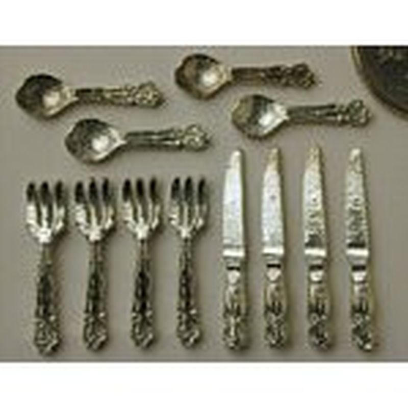 3pc Silverware Setting For 4