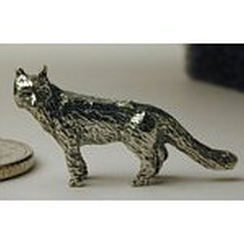 Pewter Figurine of a Fox