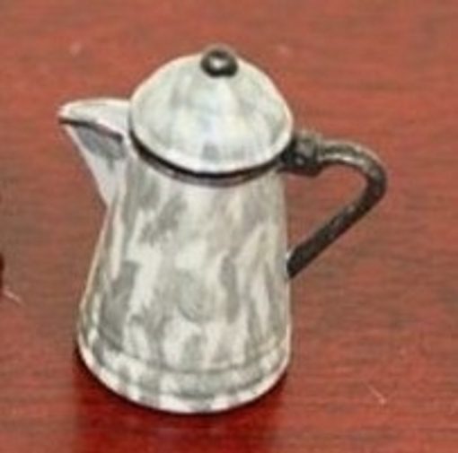Coffee Pot in Faux Grey Graniteware
