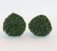 Set of 3 Small Pine Trees or Bushes by Model Builders Supply