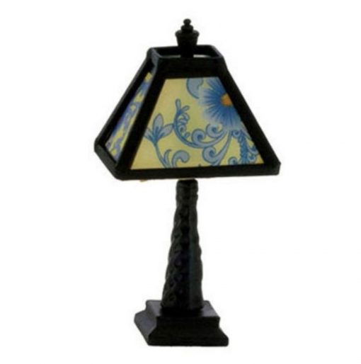 Craftsman Ornate Lamp in Dark Bronze