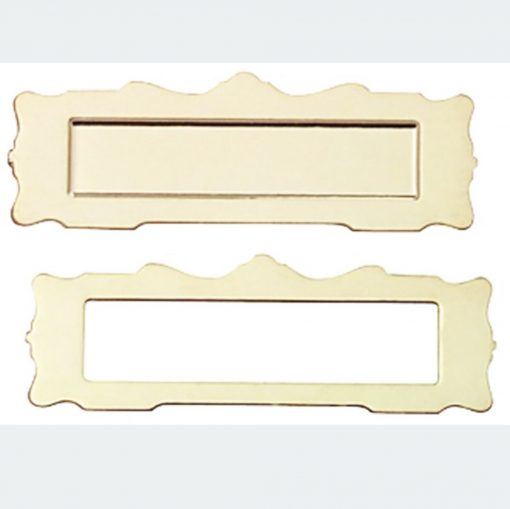 Fancy Brass Door Mail Slot