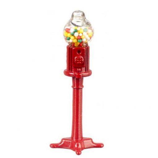 Old Fashioned Gumball Machine on Stand