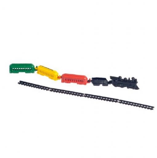 Painted Toy Railroad 9 pc Set