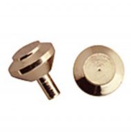 Four Brass Round Cabinet Pulls by Classics
