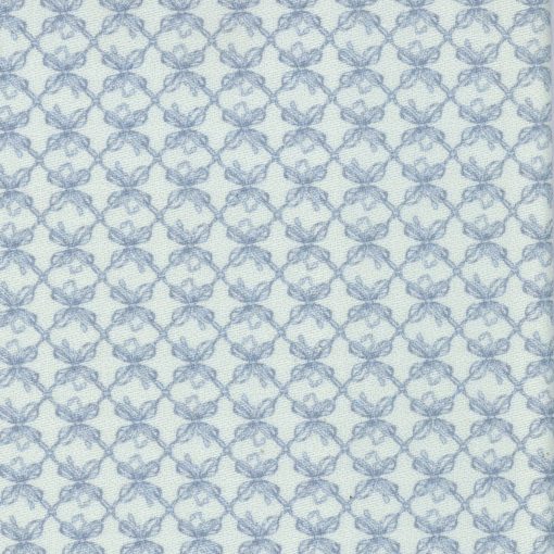 Chintz Blue Bows Cotton Fabric