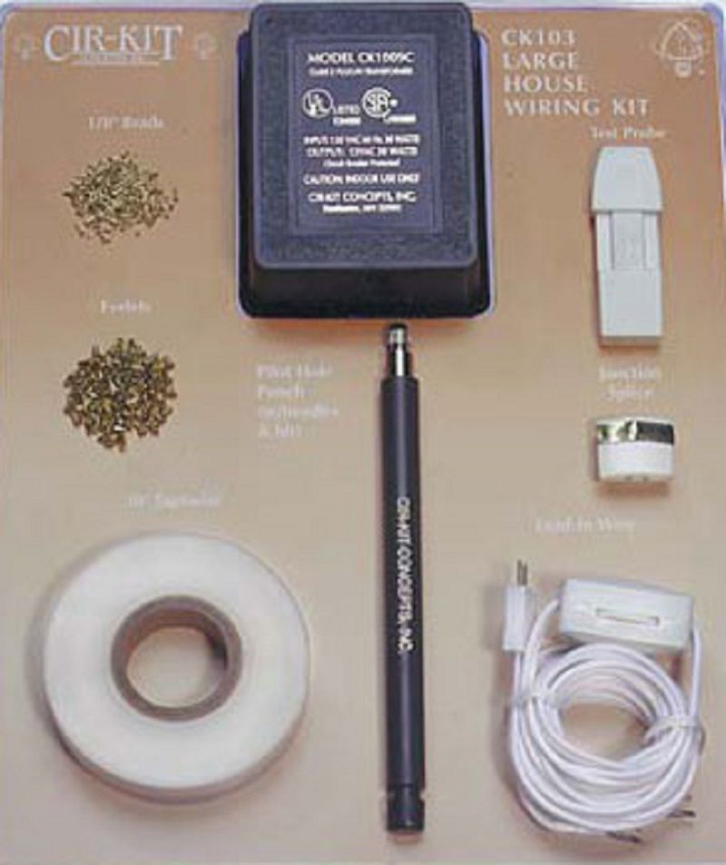 Dollhouse Miniature Large Wiring Kit by Cir-Kit  Electrical