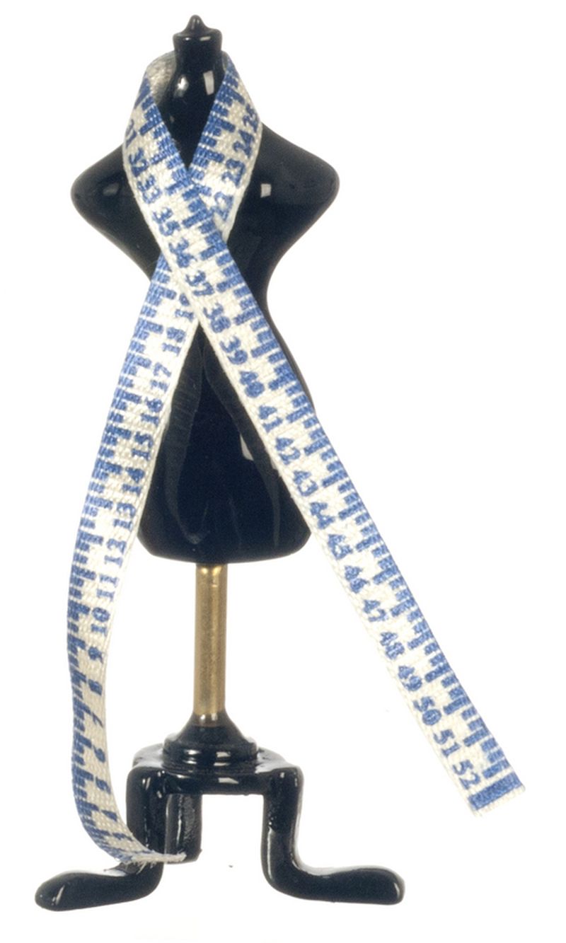 Dress Form with Measuring Tape by Miniatures World