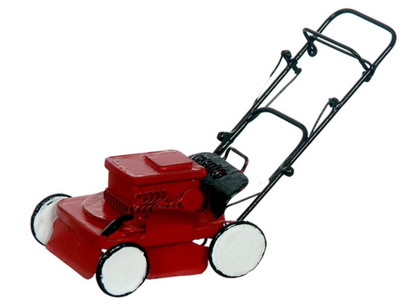 Red Power Lawnmower